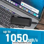 هارد SSD اکسترنال Crucial مدل X8 ظرفیت 1 ترابایت و سرعت 1050MB/S نمای سرعت