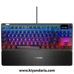 کیبورد گیمینگ مکانیکال SteelSeries Apex Pro TKL تصویر کیبورد از نمای بالا 