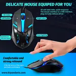 کیبورد SKY-TOUCH G21 ماوس گیمینگ سیمی USBمشخصات ماوس