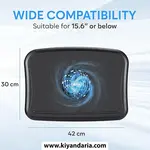 کول پد لپ تاپ با فن KLIM Comfort.نمای ابعاد