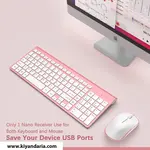 نما  ویژگی ها  صفحه کلید بی سیم ترکیبی از ماوس، J JOYACCESS 2.4G USB