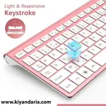 نما تصویر گرافیکی صفحه کلید بی سیم ترکیبی از ماوس، J JOYACCESS 2.4G USB