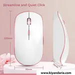  نما ماوس از زوایای مختلف صفحه کلید بی سیم ترکیبی از ماوس، J JOYACCESS 2.4G USB
