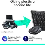 صفحه کلید و ماوس بی سیم Logitech MK270 توضیحاتی در مورد صفحه کلید نمای کلی