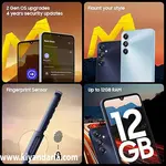 گوشی موبایل سامسونگ مدل Galaxy M14 4G دو سیم کارت ظرفیت 64 گیگابایت و رم 4 گیگابایت - اکتیو
توضیحاتی در مورد گوشی موبایل 