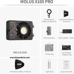 نور ال ای دی ژیون Zhiyun MOLUS X100 Pro Kit
متعلقات 