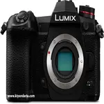 دوربین دیجیتال Panasonic LUMIX G9 با قابلیت ۴Kمدل DC-G9 
از نمای جلویی
