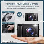 4K Digital Camera for Photography, 48MP Autofocus Vlogging Camera
تصویر اصلی 