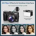 4K Digital Camera for Photography, 48MP Autofocus Vlogging Camera
فیلتر های دوربین 