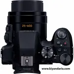 دوربین Panasonic LUMIX DMC-FZ300Kنسخه بین‌المللی (بدون گارانتی)
از نمای بالا 